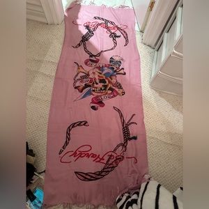 Ed hardy shawl scarf light weight